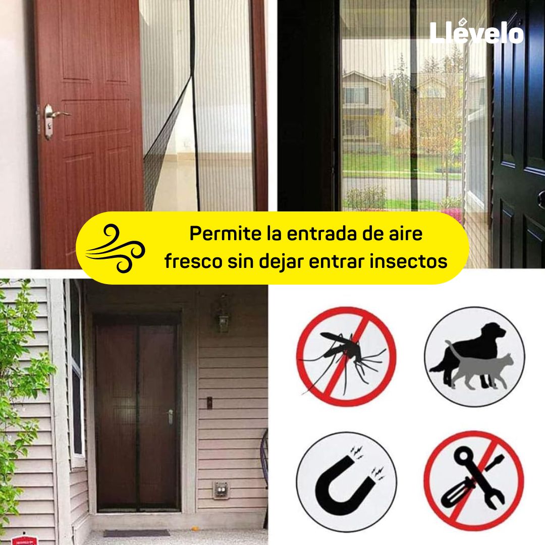 BugDoor Blocker® Malla Protectora para puertas