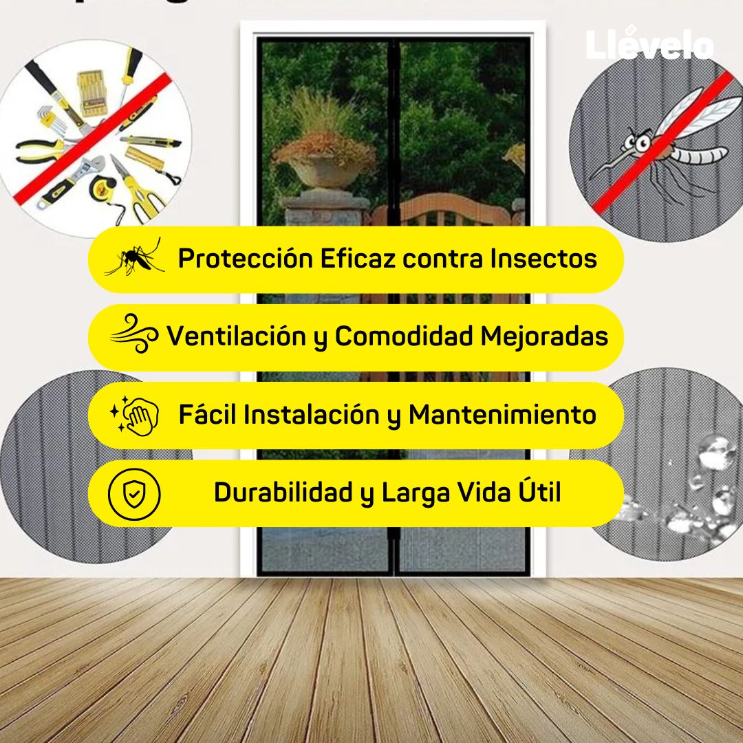 BugDoor Blocker® Malla Protectora para puertas