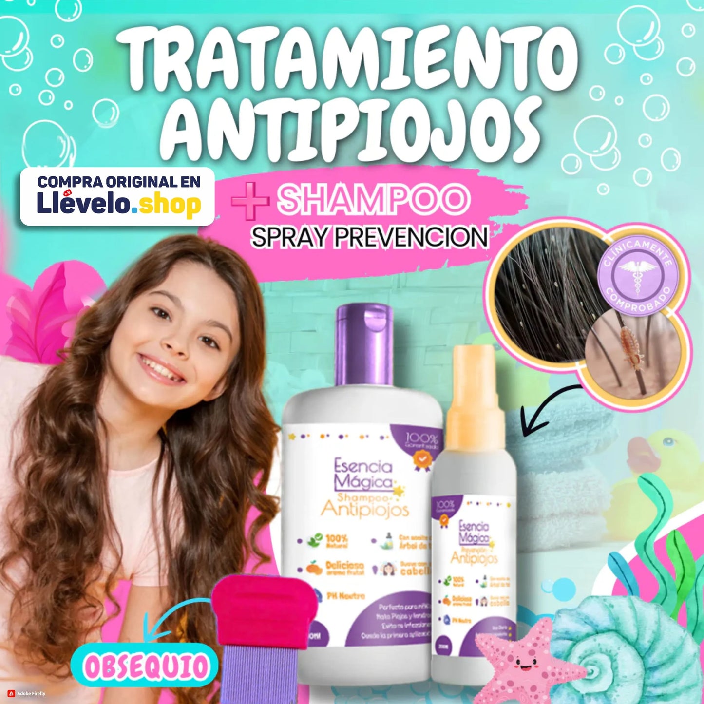 Kit Esencia Mágica® - Tratamiento Antipiojos