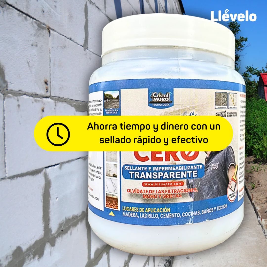 Lluvia cero® Sellador Impermeabilizante X 1000 ML