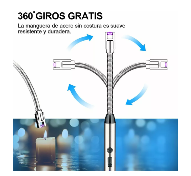 Encendedor de velas eléctrico: iluminación segura y sin esfuerzo